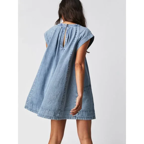 Free People Marcel Mini Dress / Lakeside - Picture 2 of 5